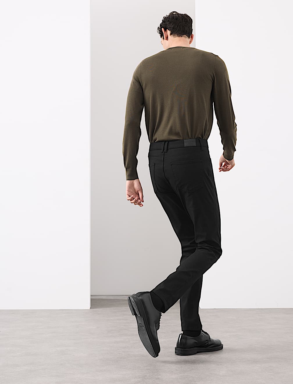 Cotton Rich Twill Performance Trousers