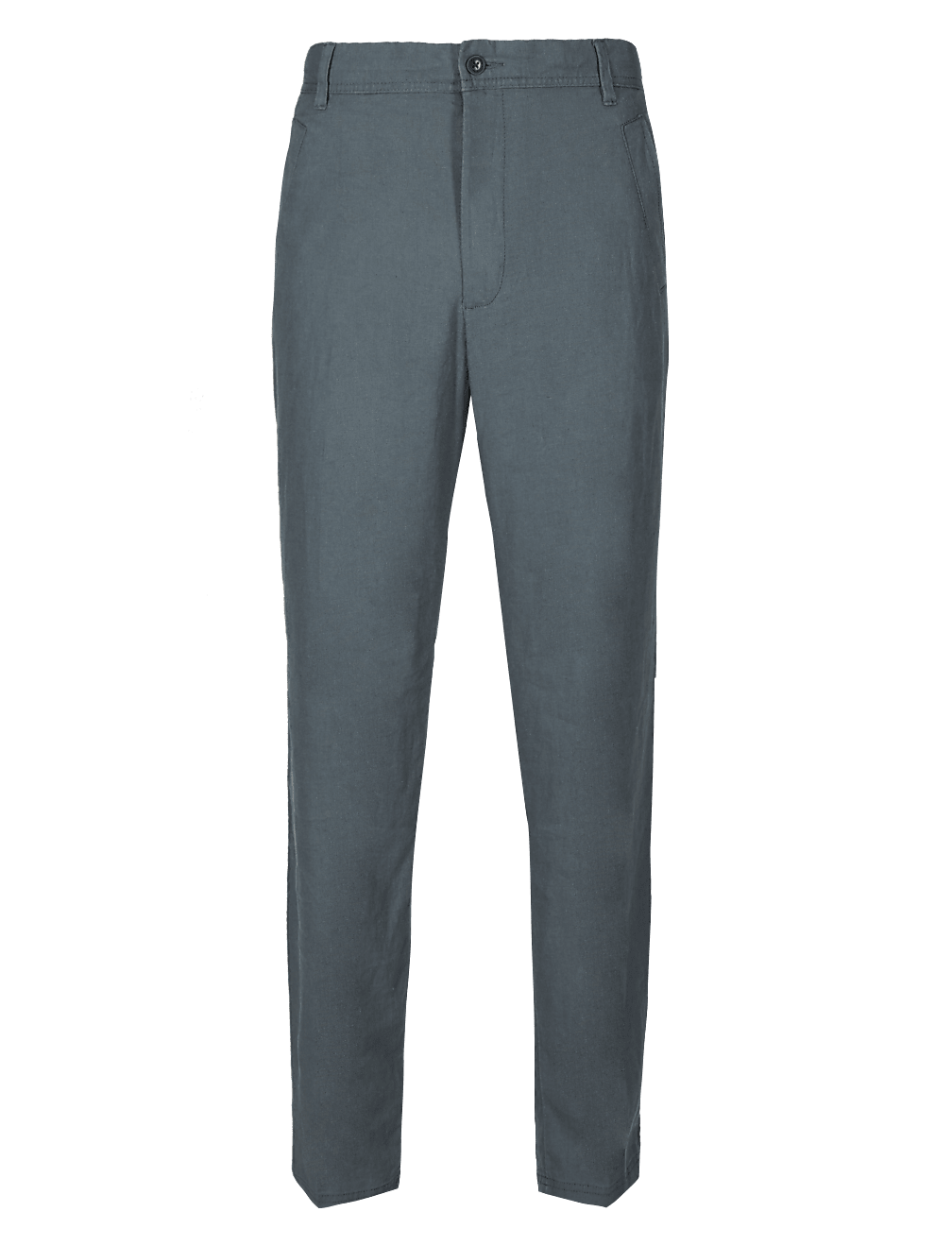 Regular Fit Linen Rich Trousers