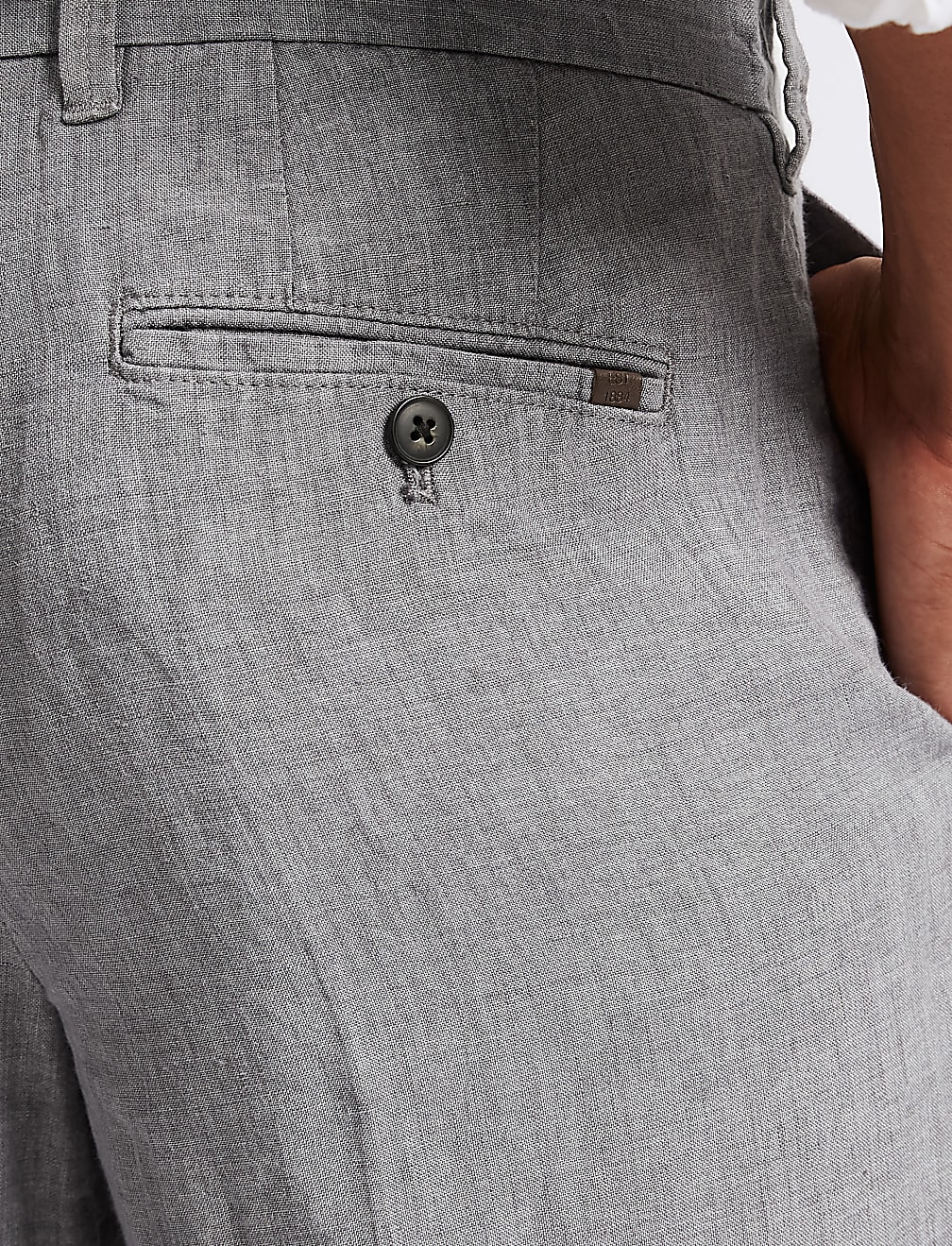 Tailored Fit Pure Linen Trousers