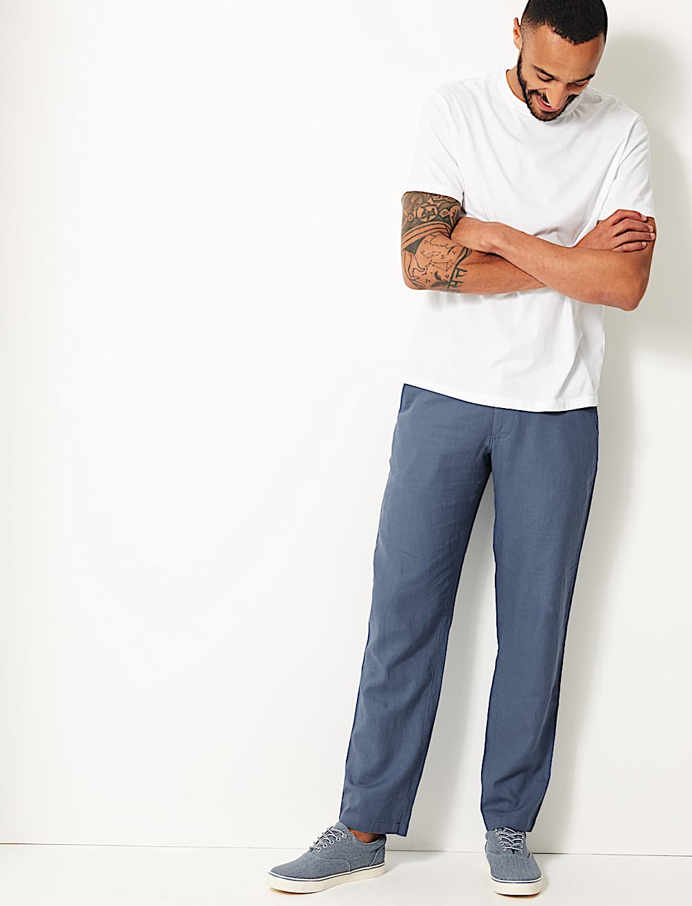 Linen Rich Trousers