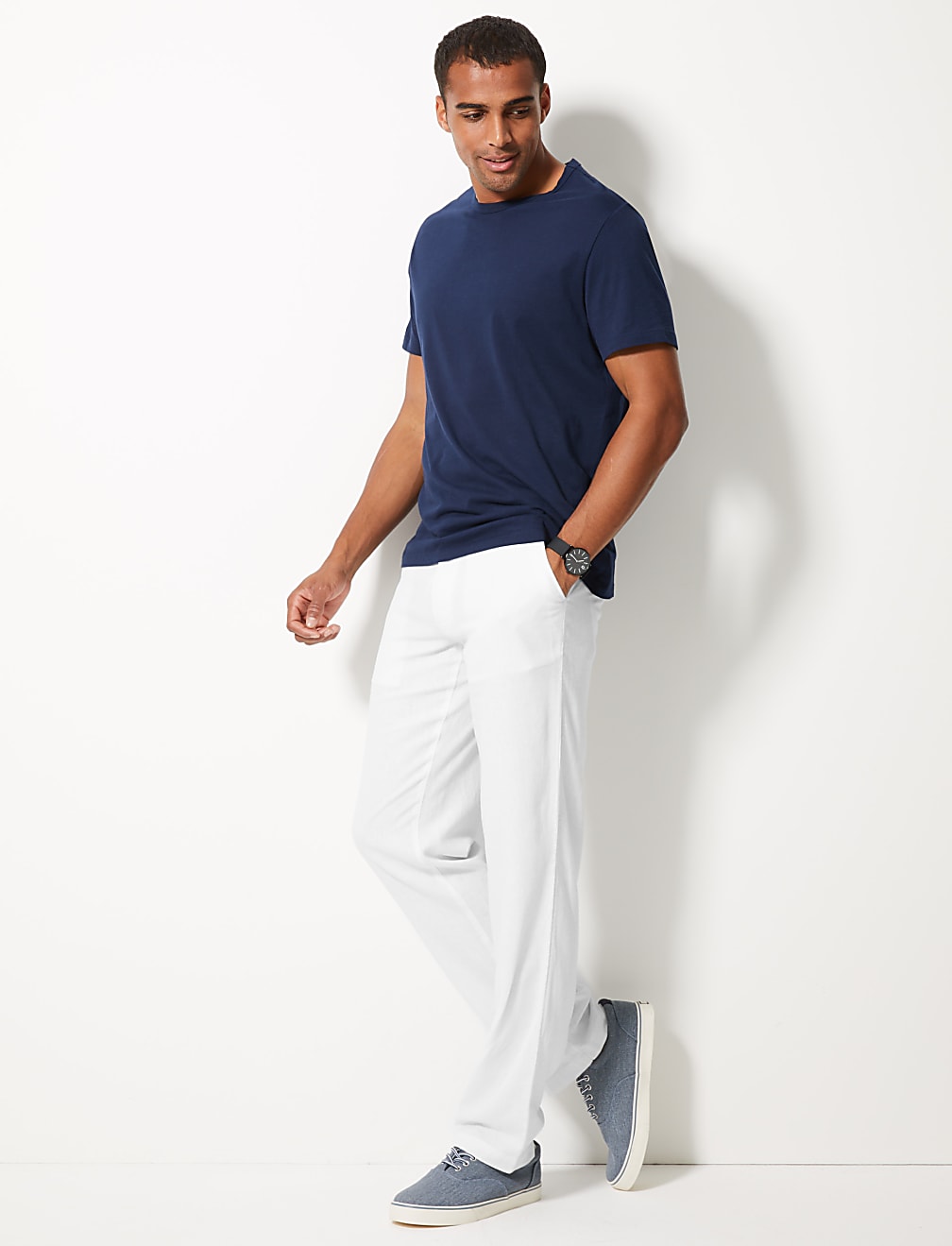 Linen Rich Trousers