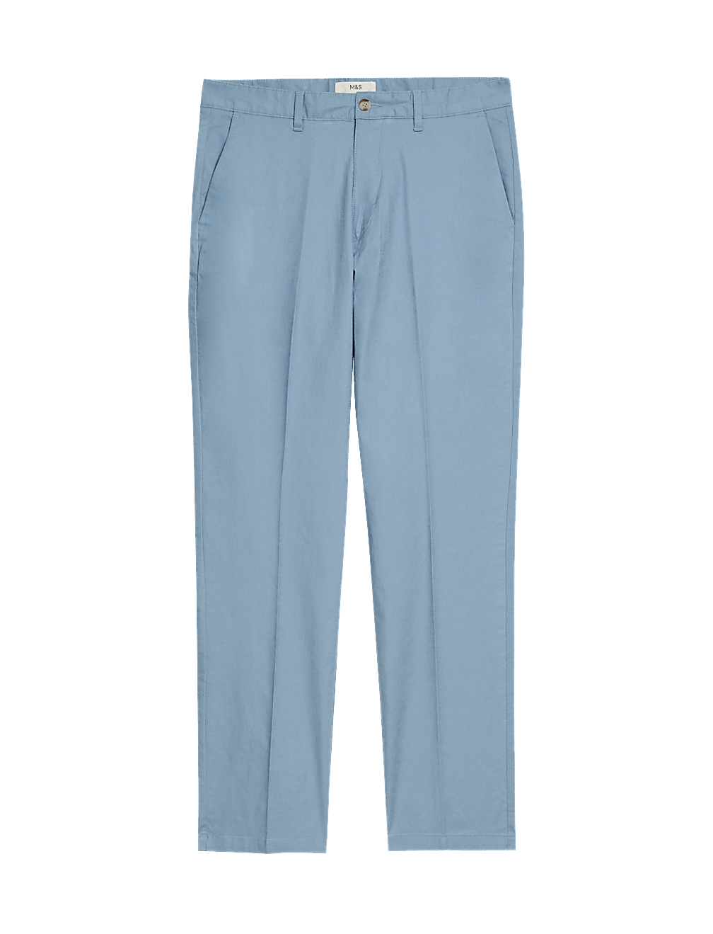 Regular Fit Linen Blend Stretch Chinos