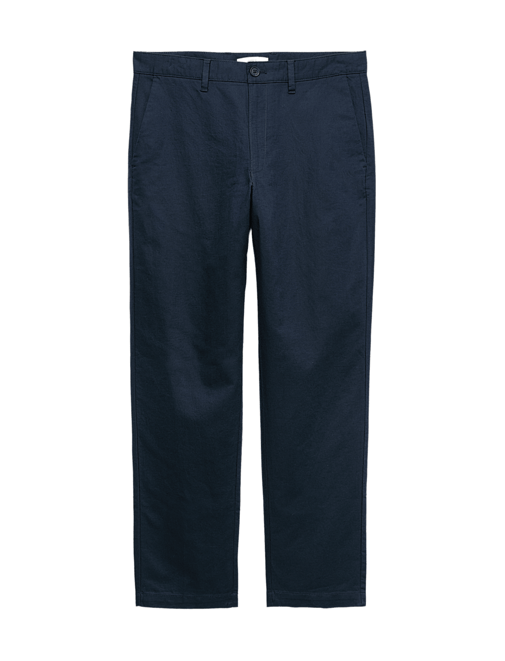 Regular Fit Cotton Linen Blend Chinos