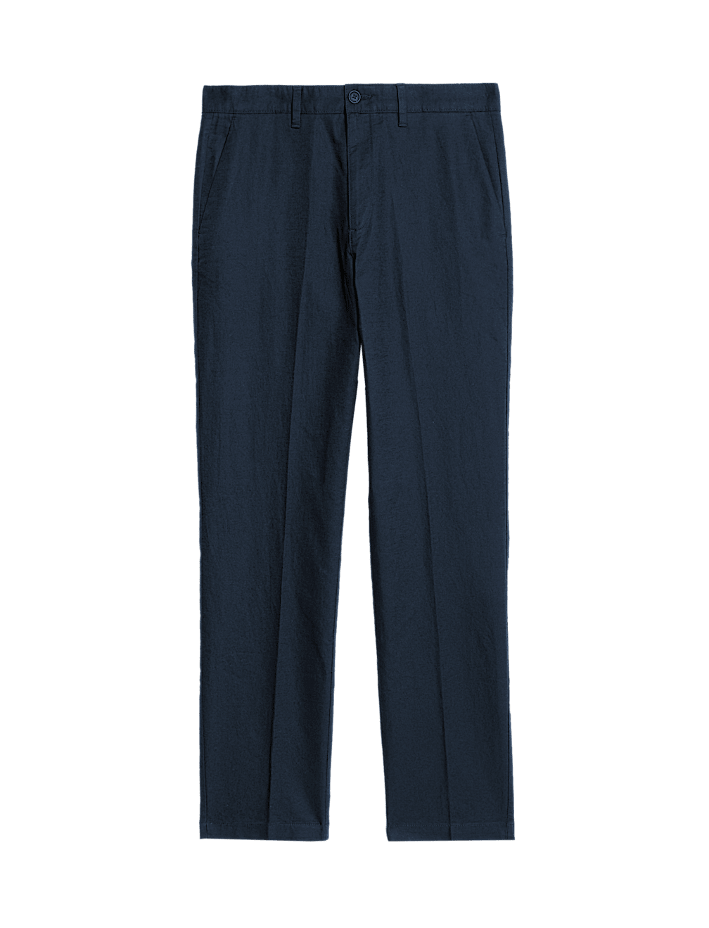 Regular Fit Cotton Linen Blend Chinos