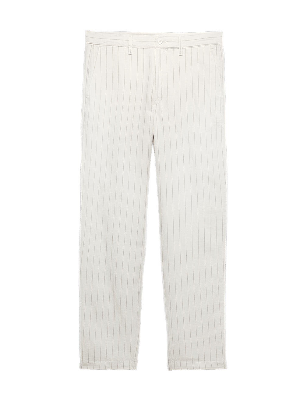 Regular Fit Cotton Linen Blend Chinos