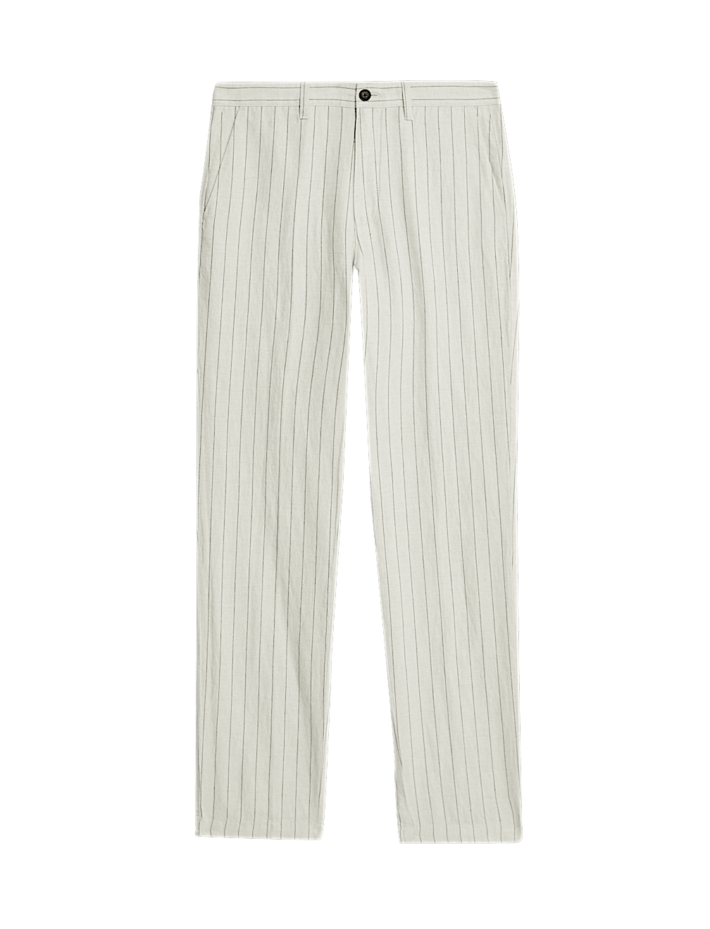 Regular Fit Cotton Linen Blend Chinos