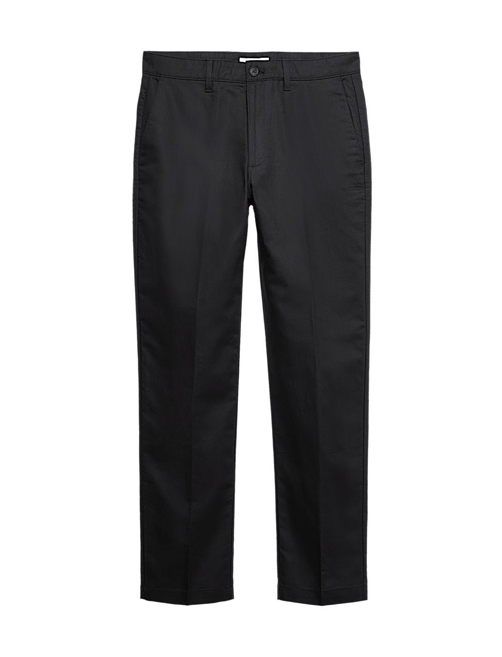 Regular Fit Cotton Linen Blend Chinos