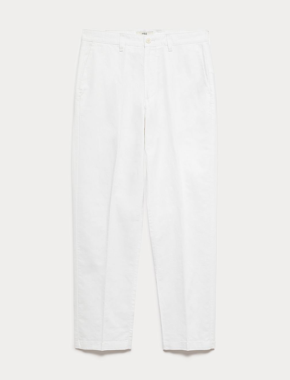 Regular Fit Linen Blend Chinos