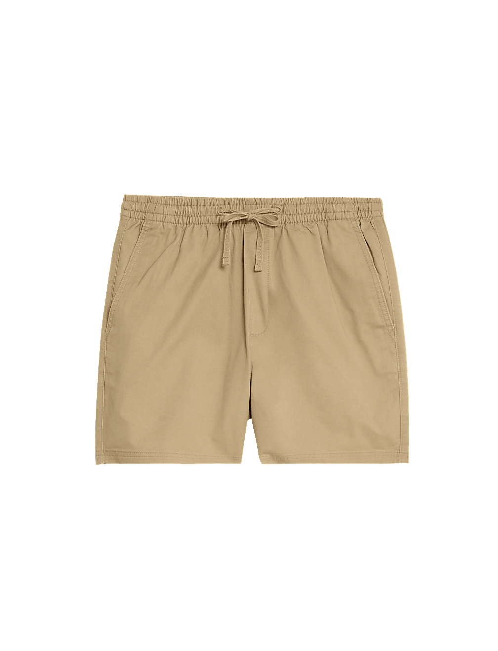 Elasticated Waist Shorter Length Stretch Shorts'