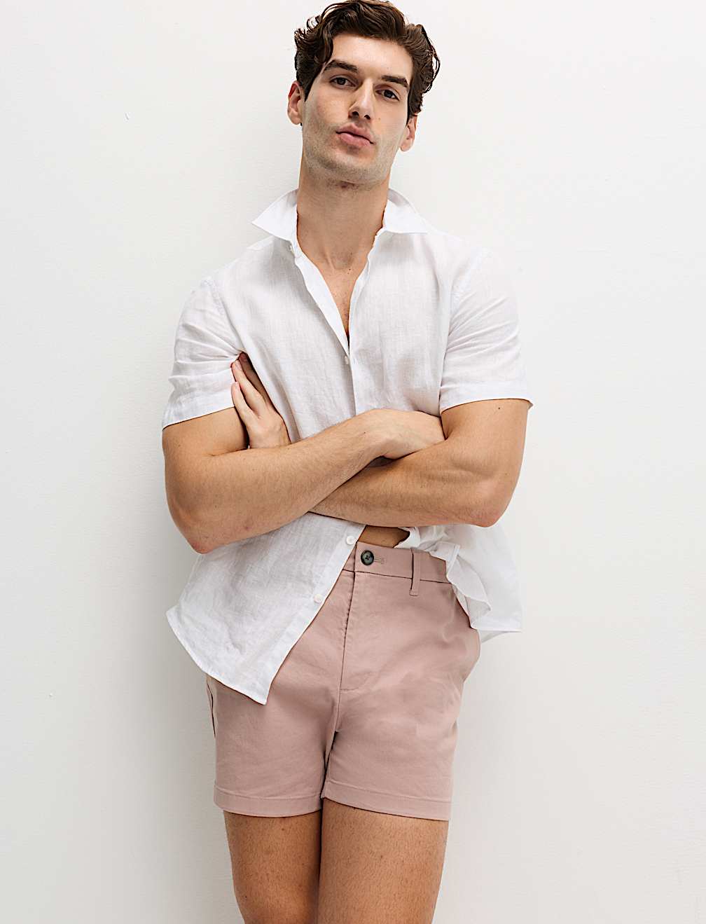 Regular Fit Stretch Chino Shorts