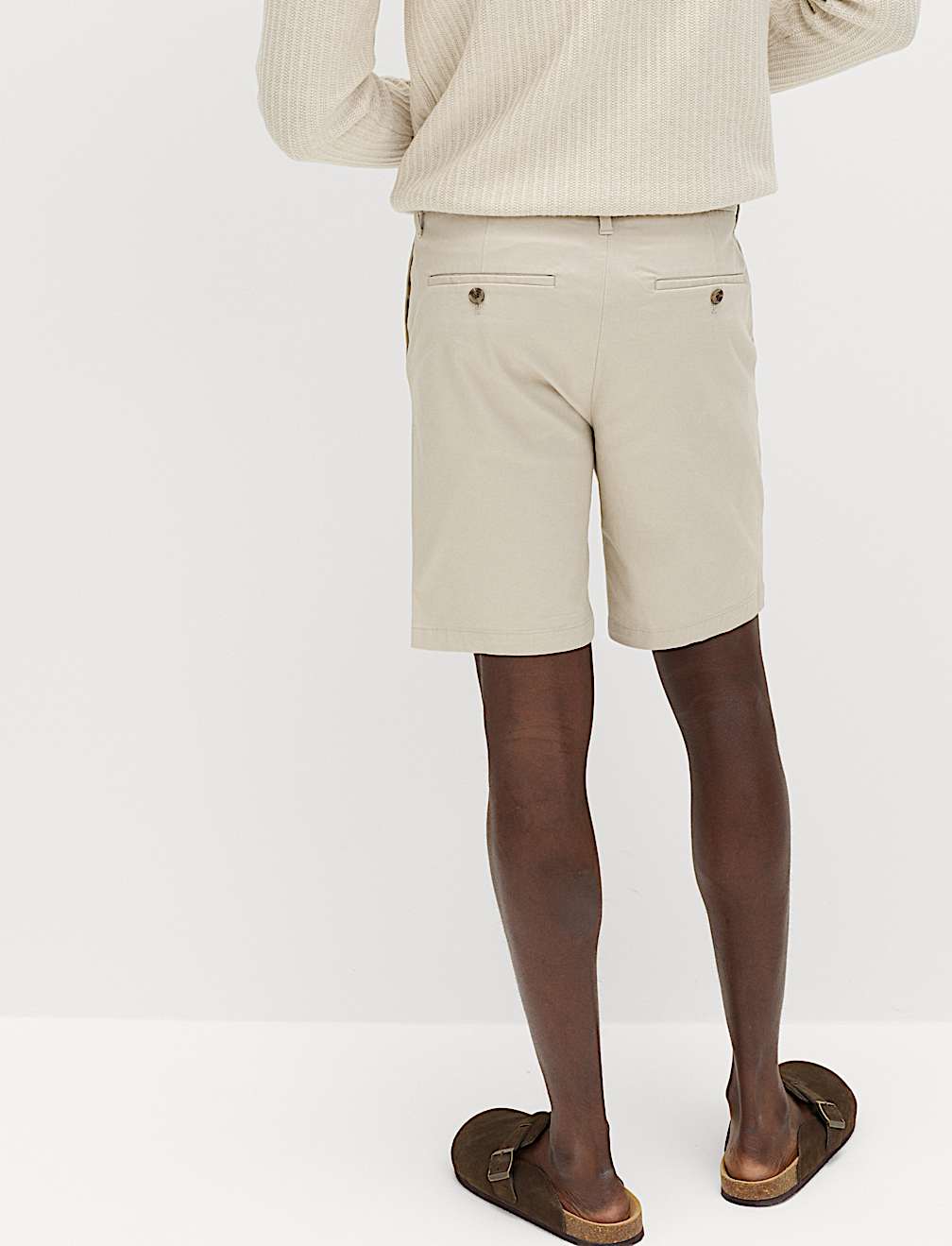 Regular Fit Stretch Chino Shorts