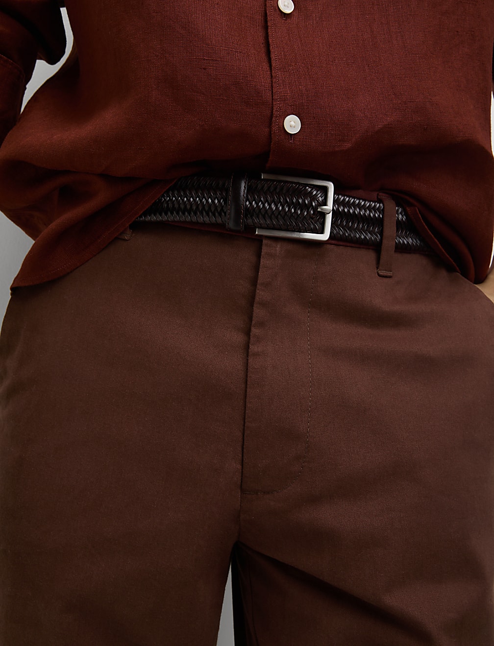 Regular Fit Stretch Chino Shorts