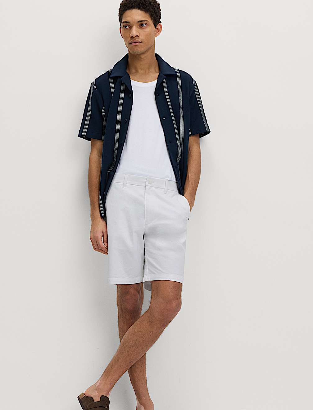 Regular Fit Stretch Chino Shorts