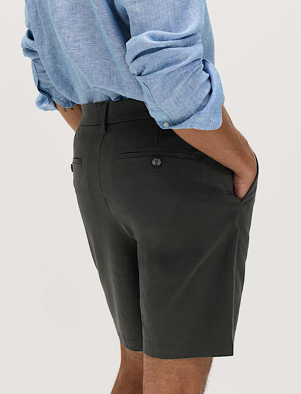Regular Fit Stretch Chino Shorts