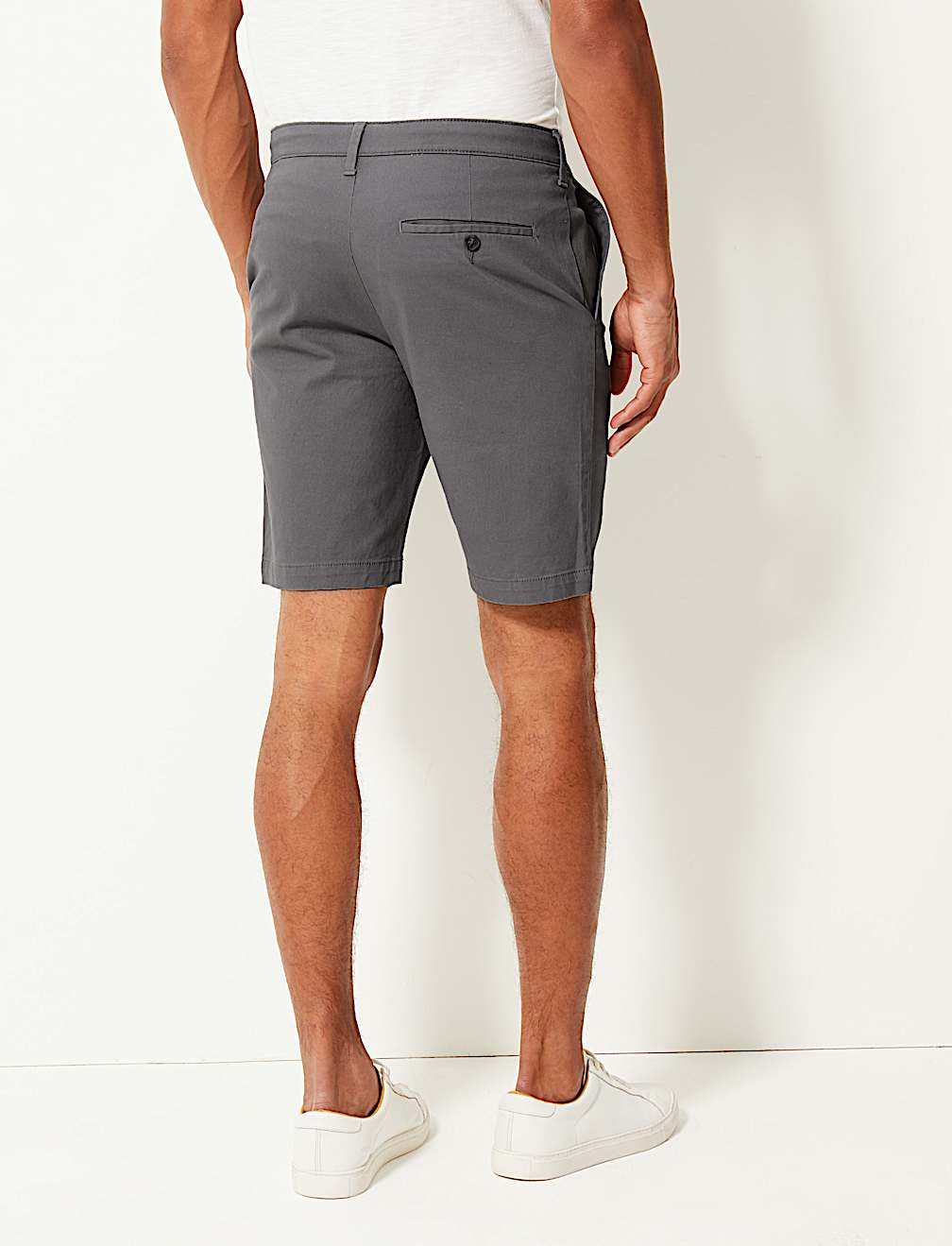 Cotton Rich Chino Shorts with Stretch