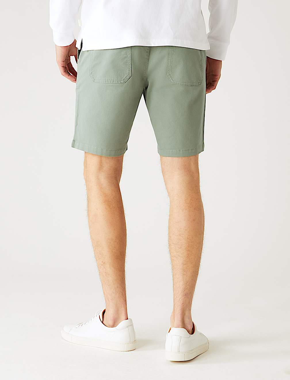 Elasticated Waist Stretch Shorts