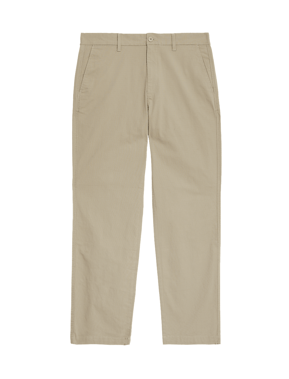 Regular Fit Ripstop Textured Stretch Chinos