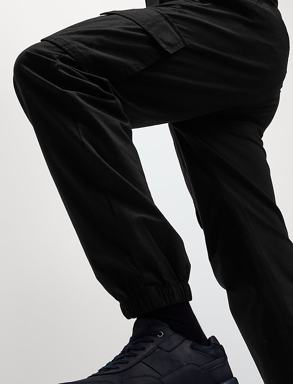 Elasticated Waist Ripstop Cargo Trousers