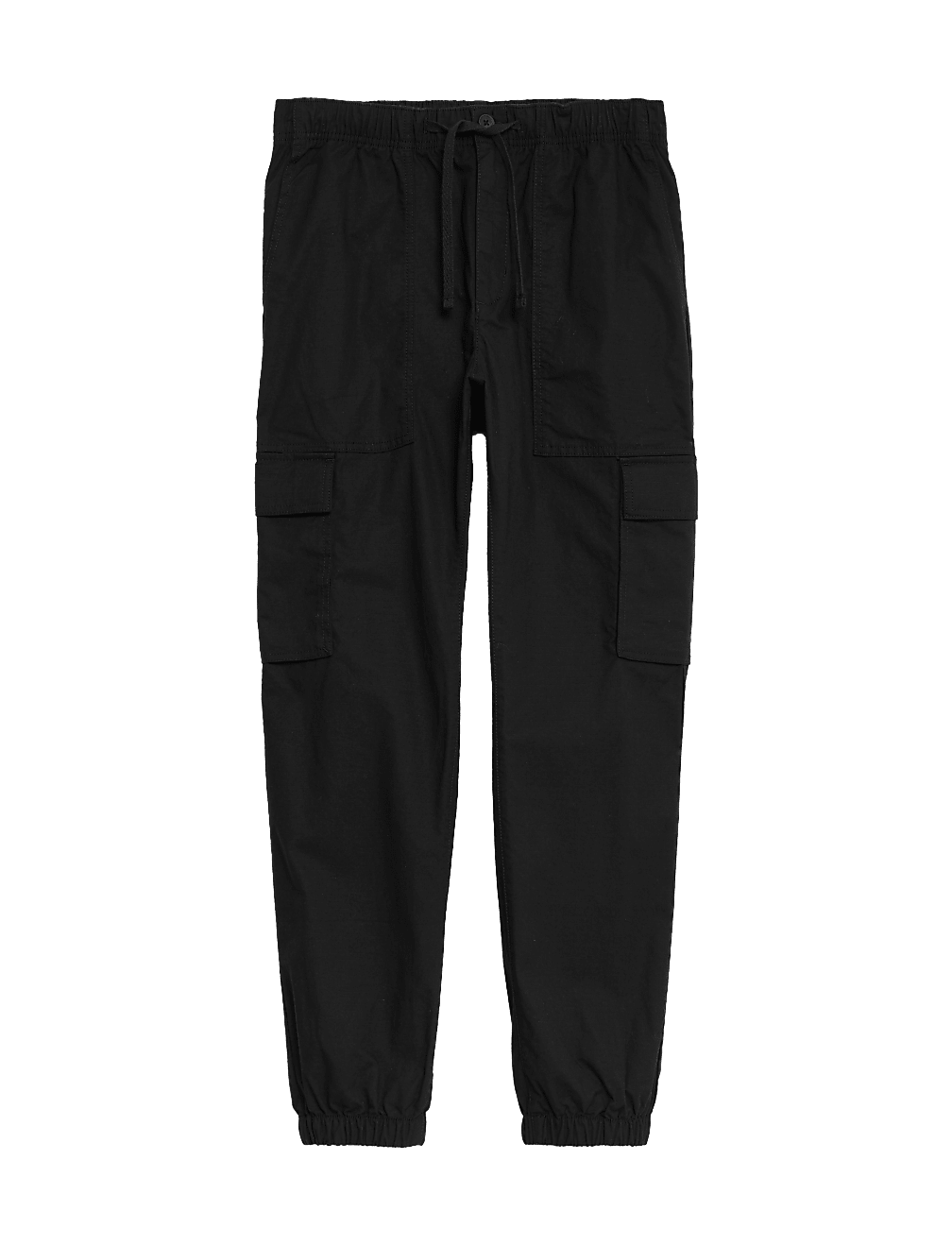 Elasticated Waist Ripstop Cargo Trousers
