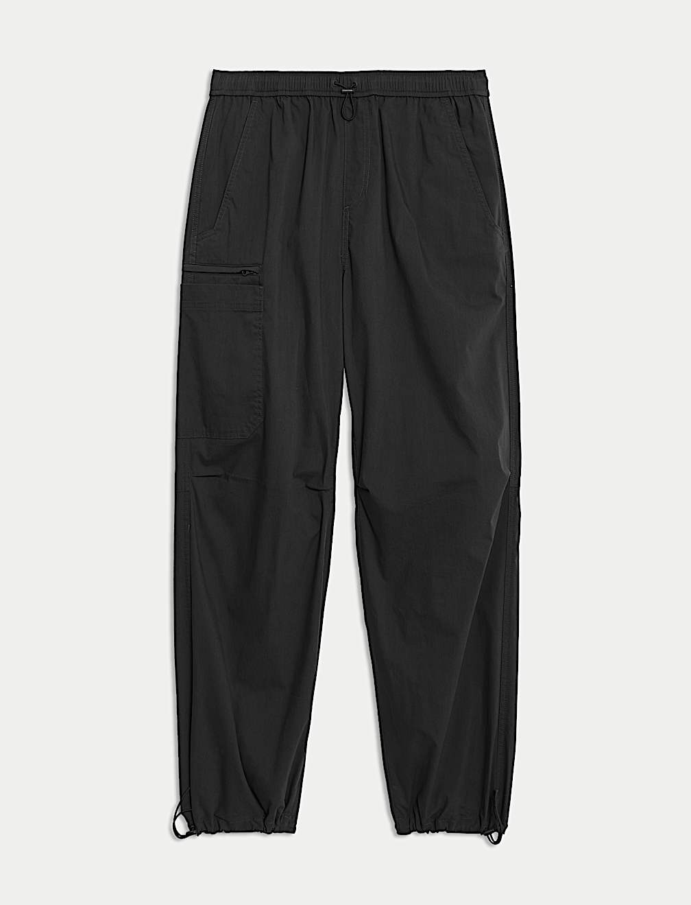 Loose Fit Parachute Cargo Trousers