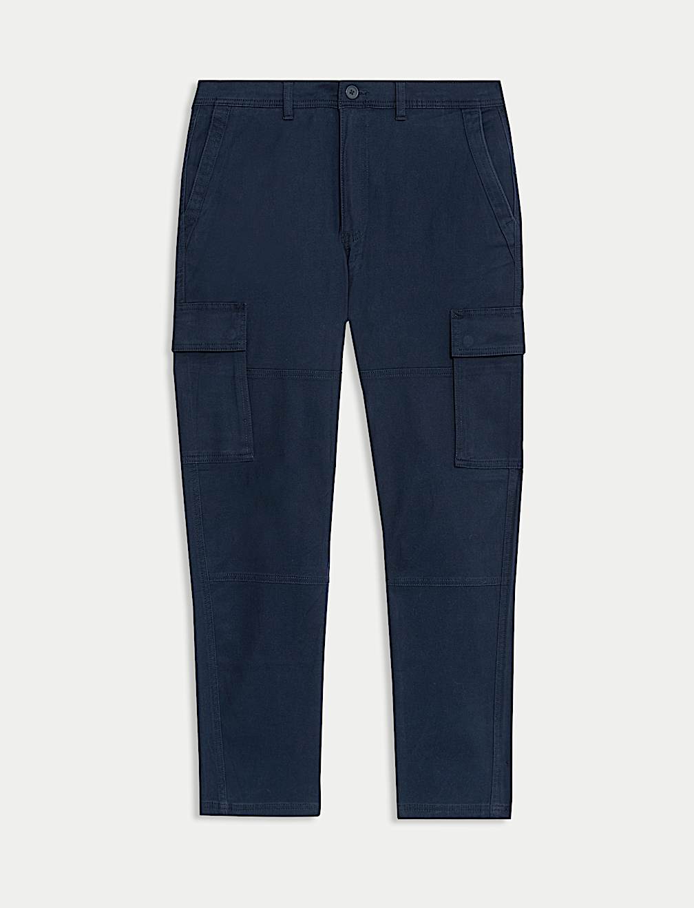 Tapered Fit Stretch Cargo Trousers