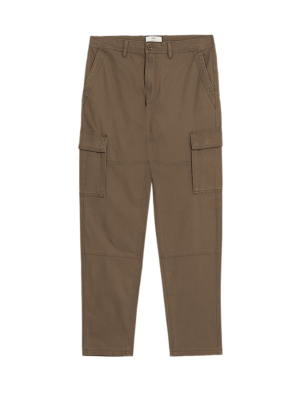 Tapered Fit Stretch Cargo Trousers