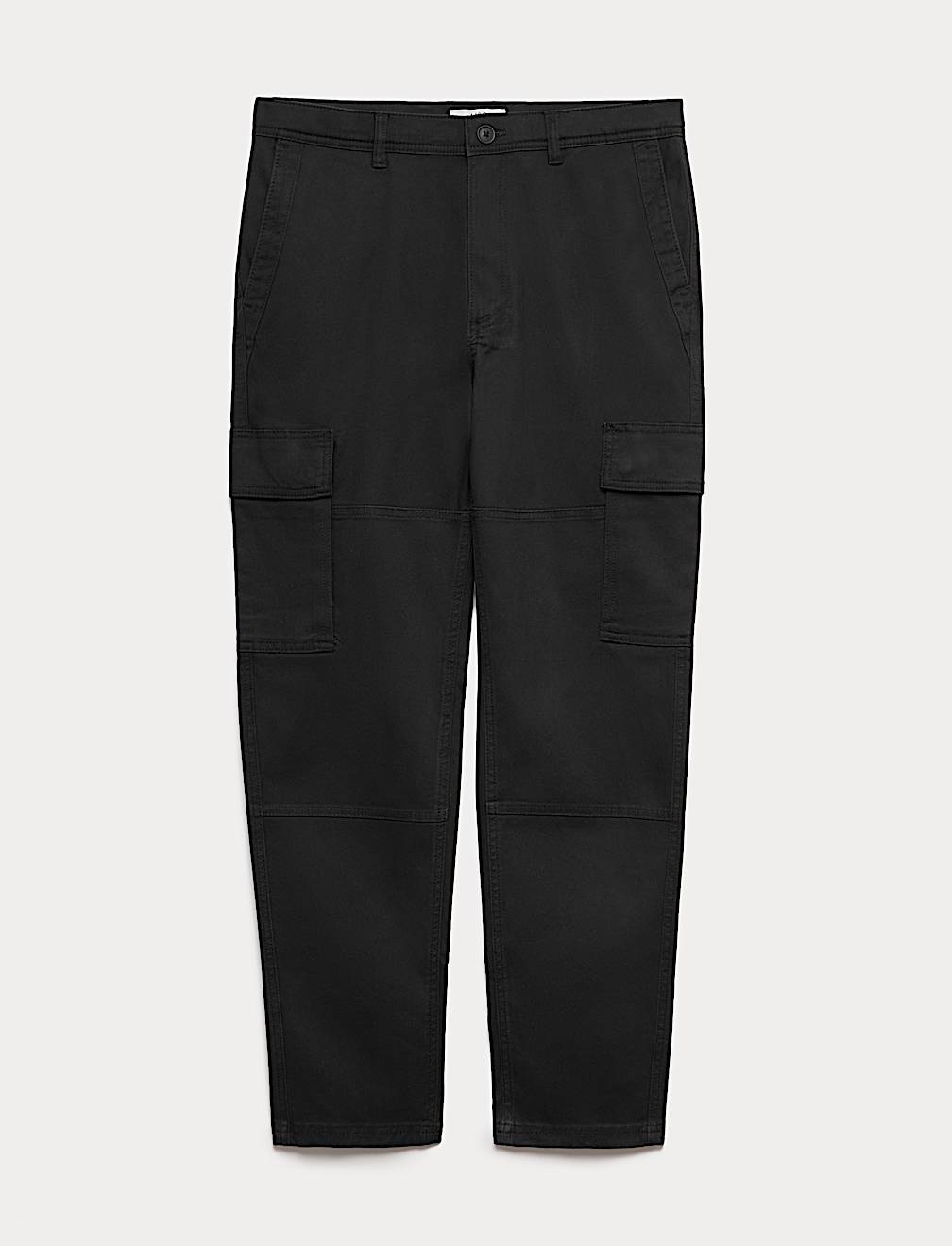 Tapered Fit Stretch Cargo Trousers