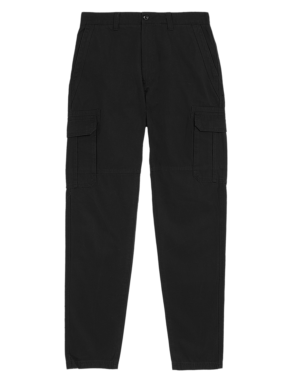 Pure Cotton Utility Cargo Trousers