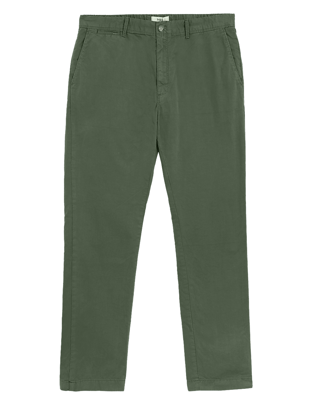 Slim Fit Half Elasticated Waist Trousers