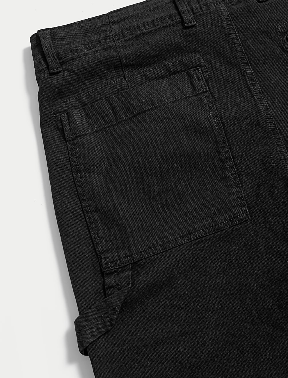 Straight Fit Utility Stretch Trousers