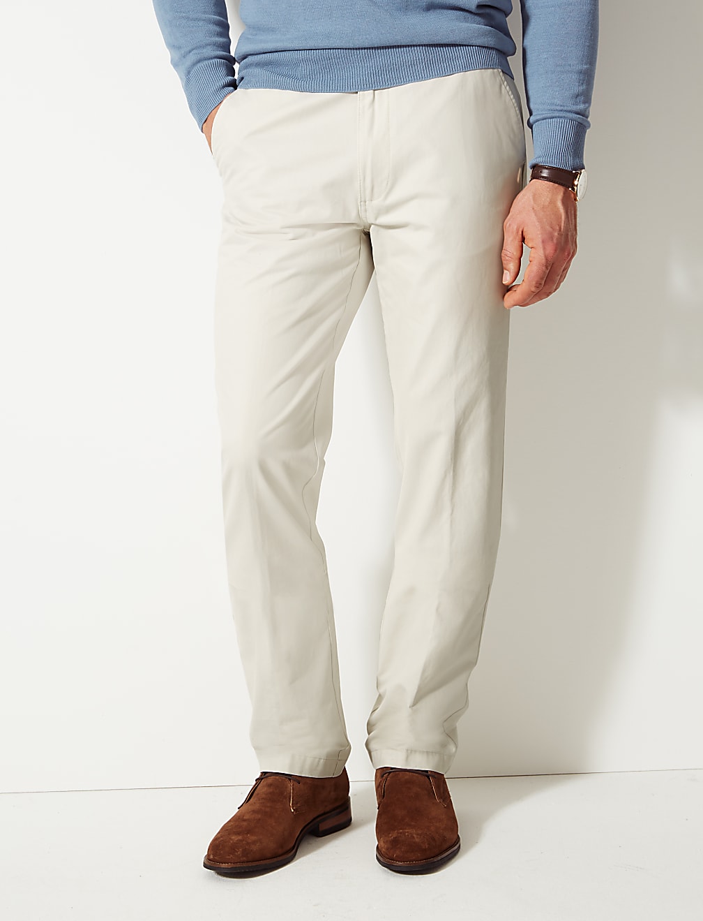 Pure Cotton Chinos with Stormwear™