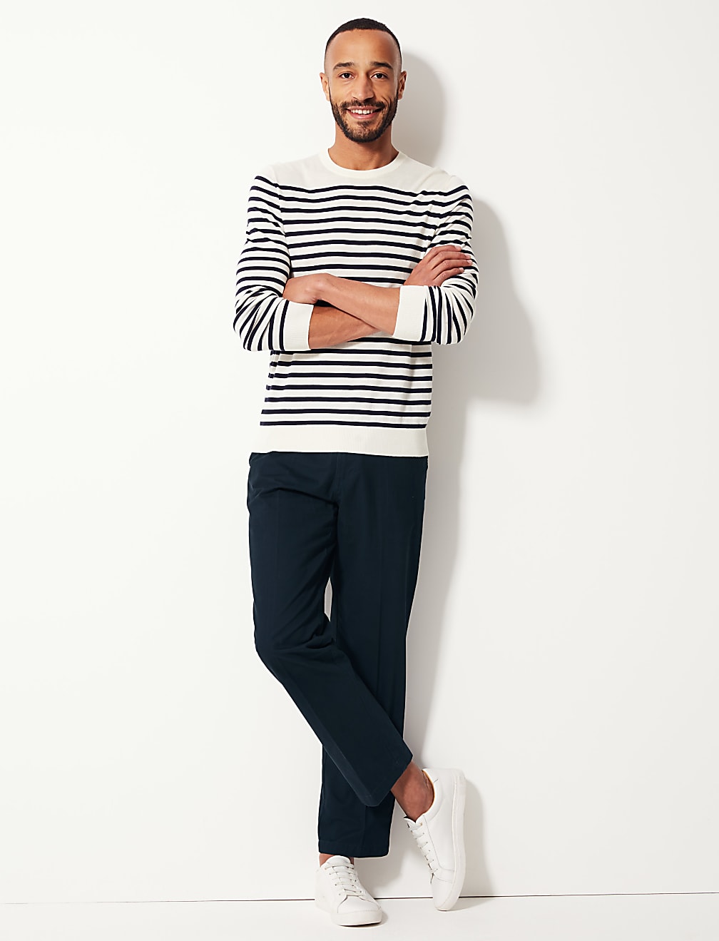 Regular Fit Pure Cotton Chinos with Stormwear&trade;