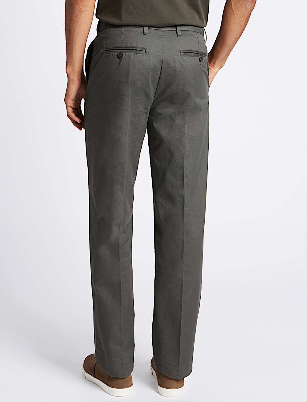Regular Fit Pure Cotton Chinos with Stormwear&trade;