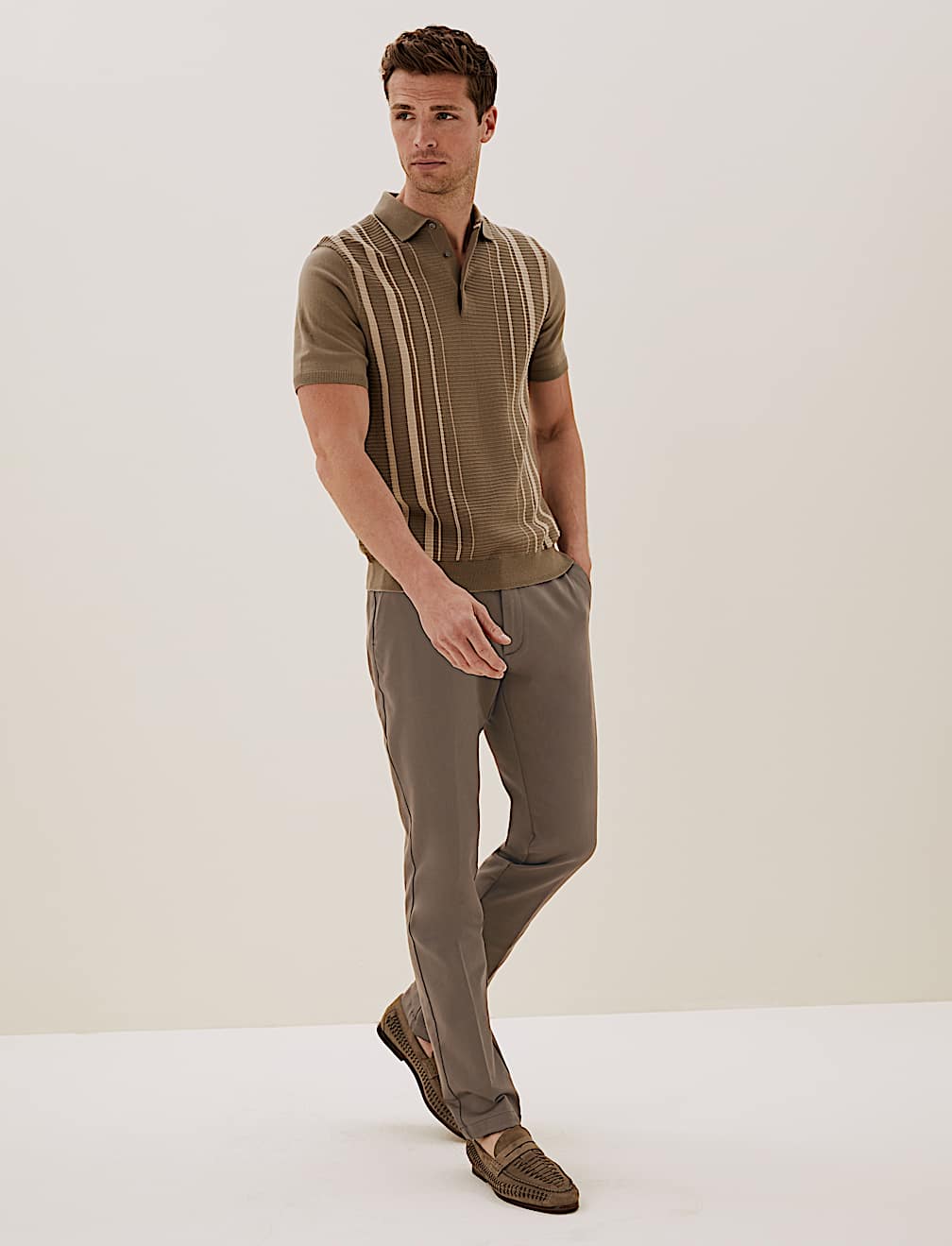 Slim Fit Italian Stretch Chinos