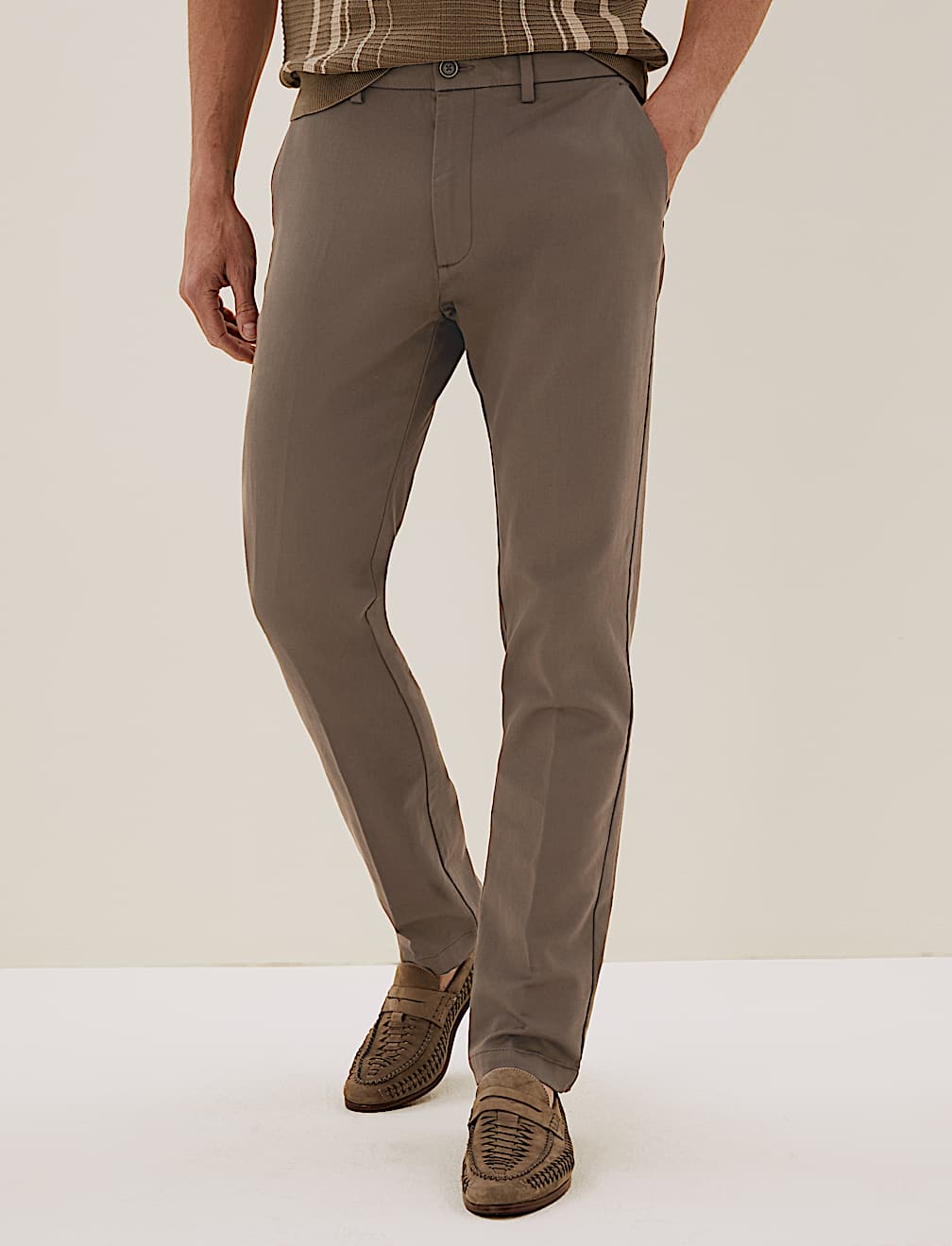 Slim Fit Italian Stretch Chinos