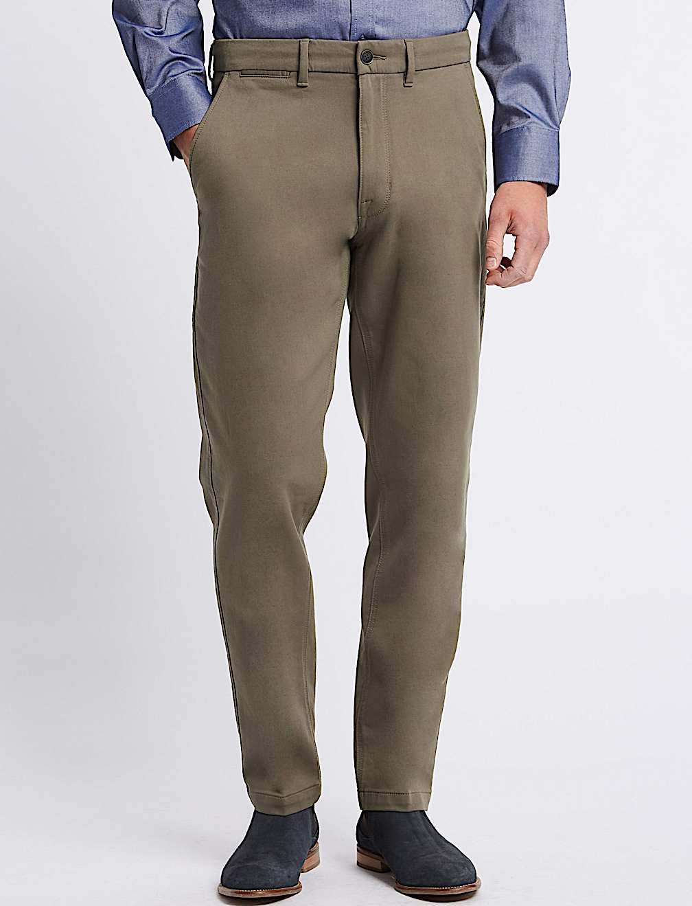 Slim Fit Italian Stretch Chinos
