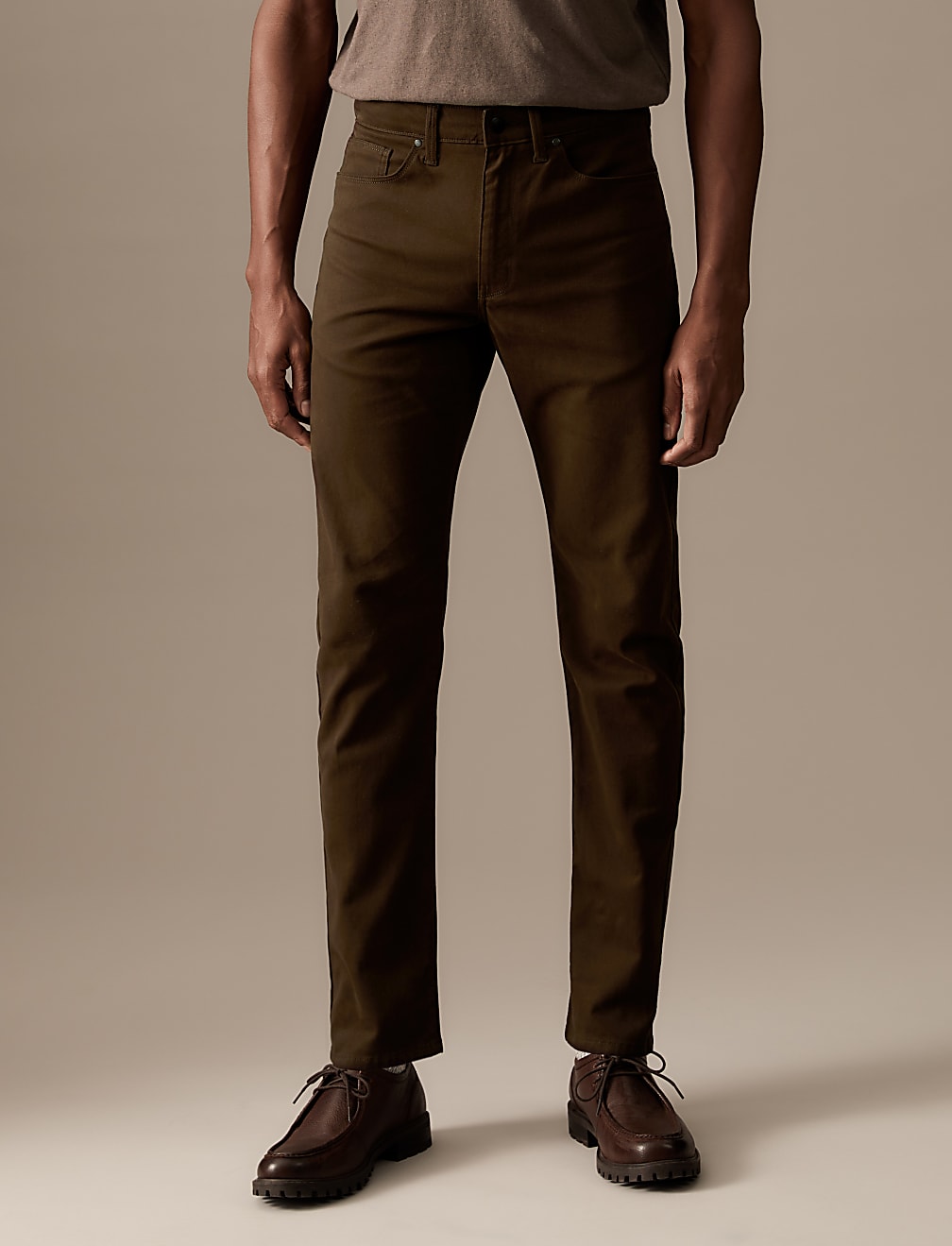 Slim Fit Italian 5 Pocket Trousers