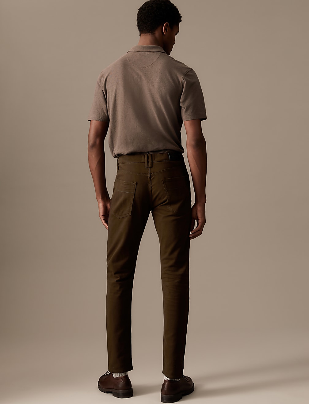 Slim Fit Italian 5 Pocket Trousers