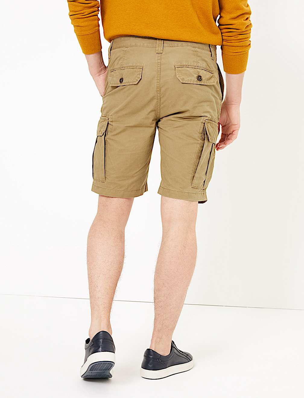 Pure Cotton Cargo Shorts