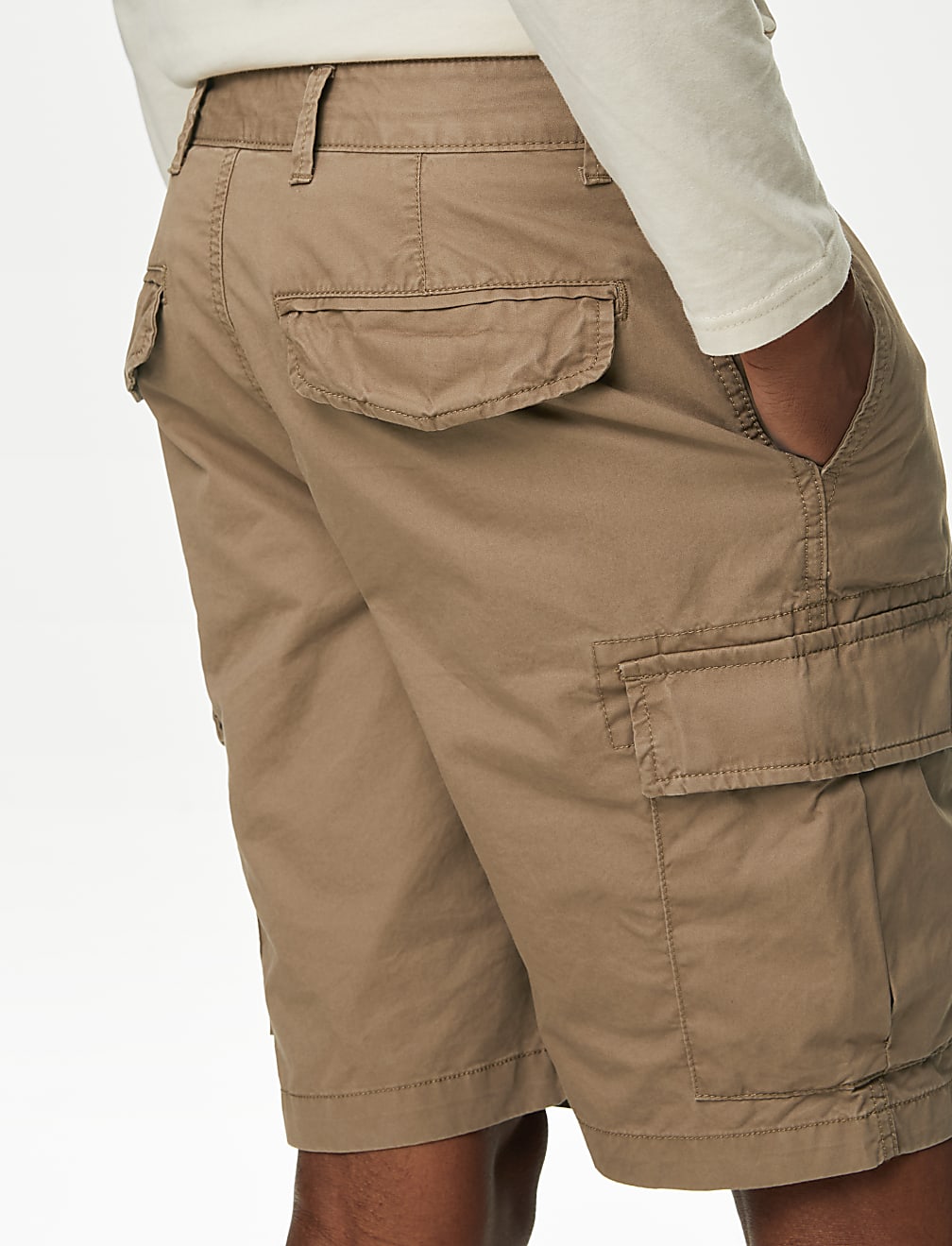 Pure Cotton Cargo Shorts