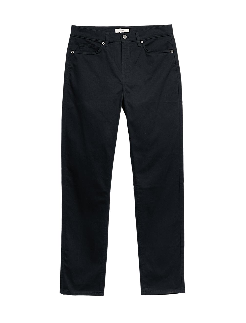 Straight Fit Textured 5 Pocket Trousers