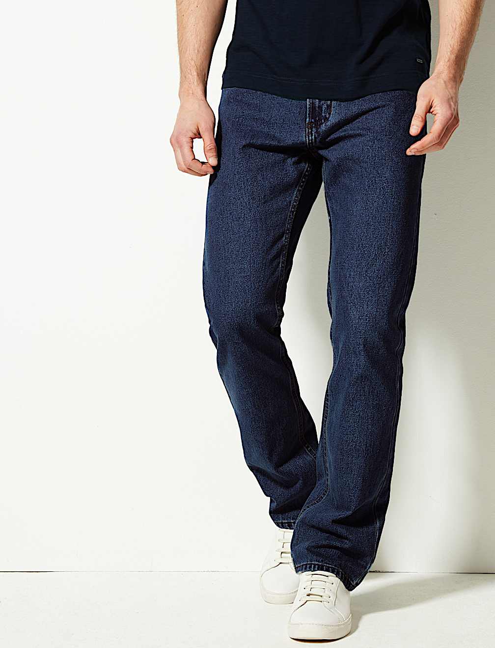 Pure Cotton Regular Fit Jeans