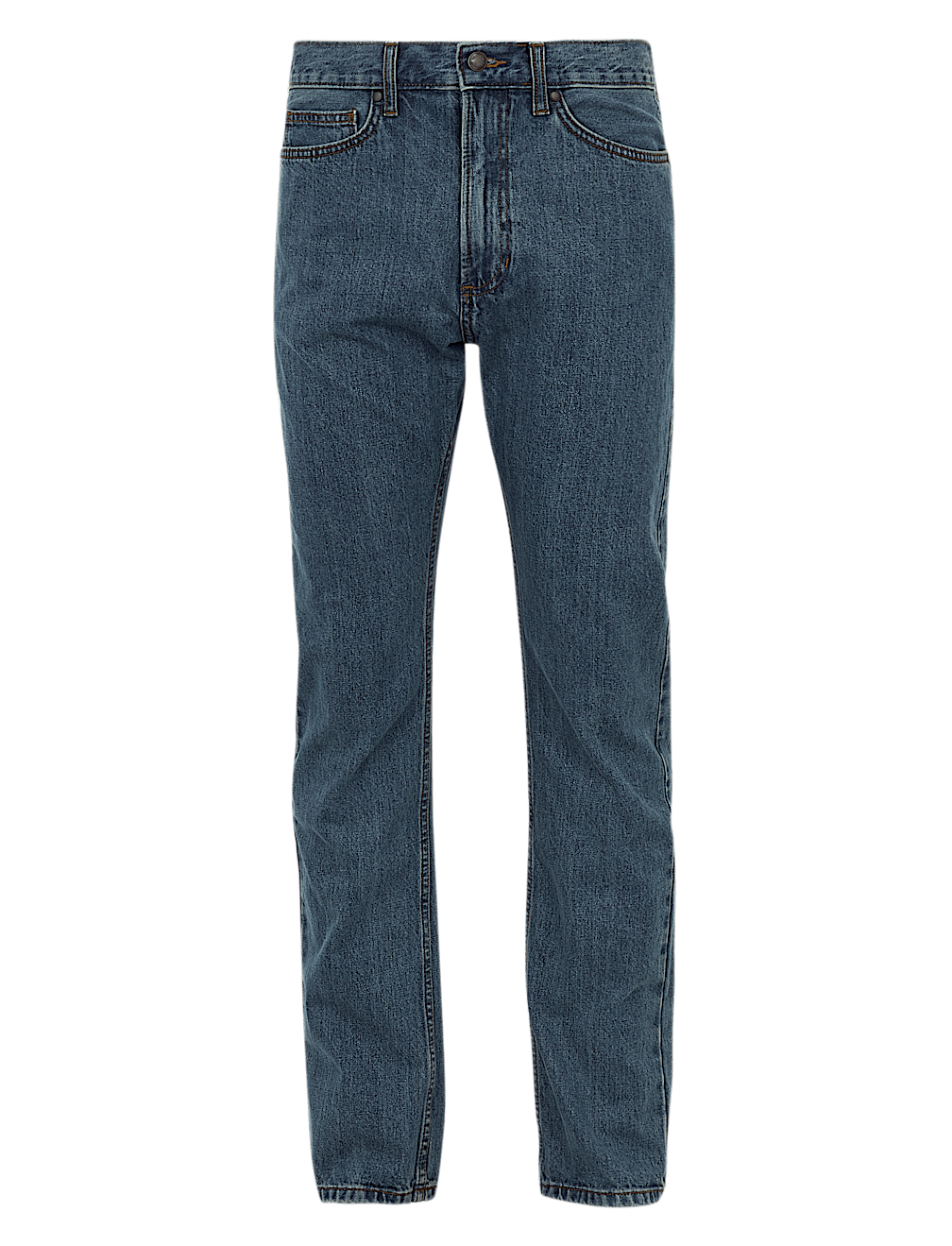 Pure Cotton Straight Fit Jeans