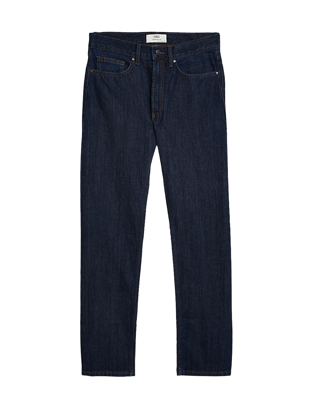 Pure Cotton Straight Fit Jeans