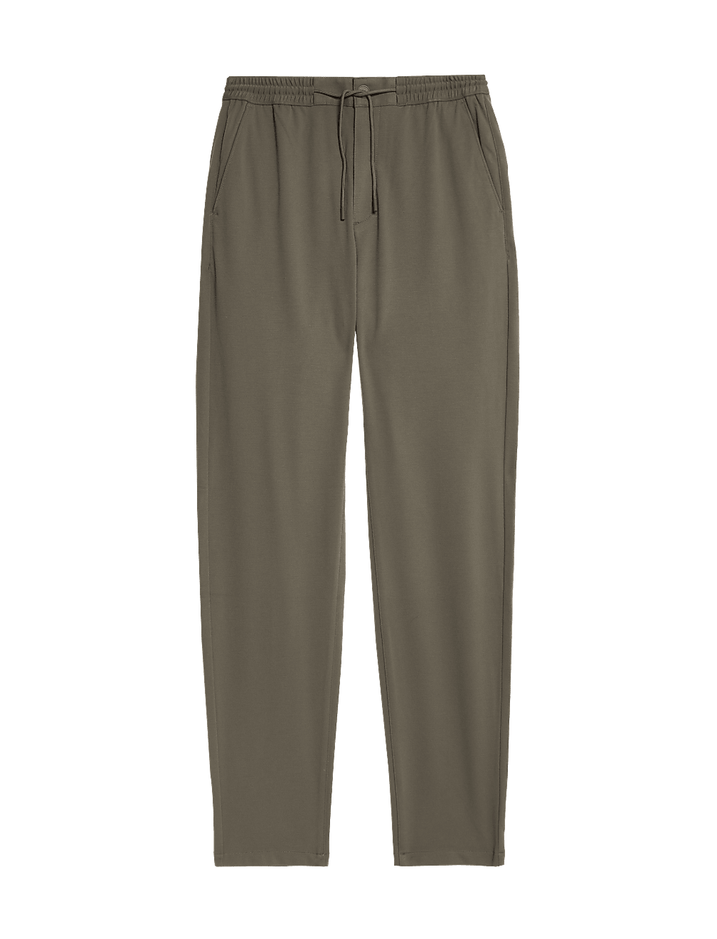 Tapered Fit Stretch Twill Trousers