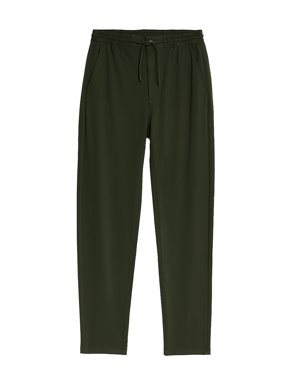 Tapered Fit Stretch Twill Trousers
