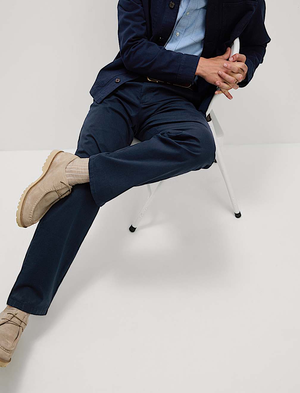 Loose Fit Stretch Chinos