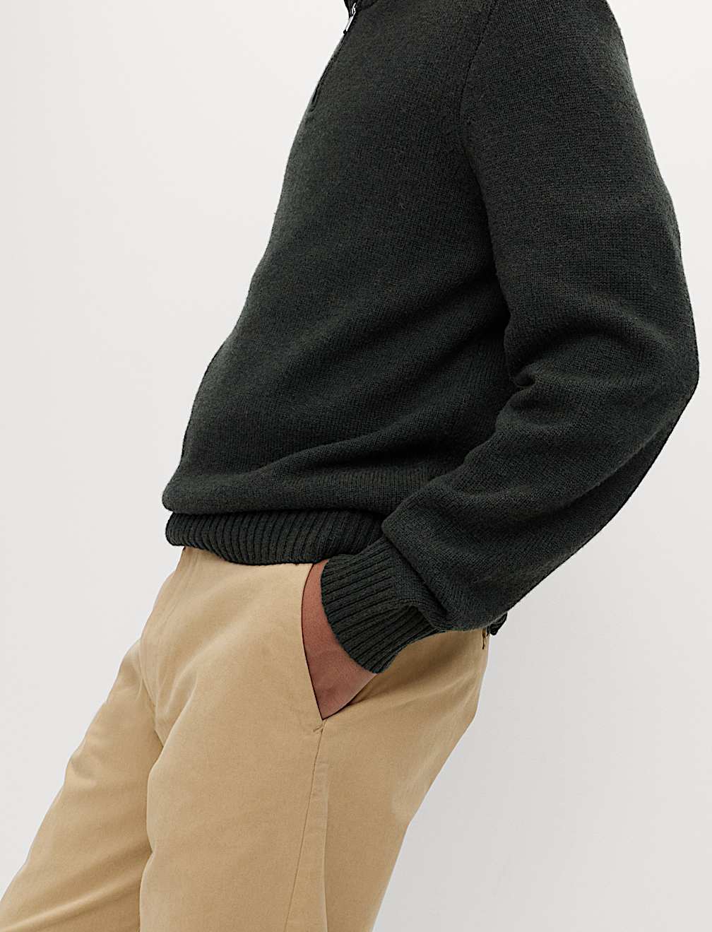 Loose Fit Stretch Chinos