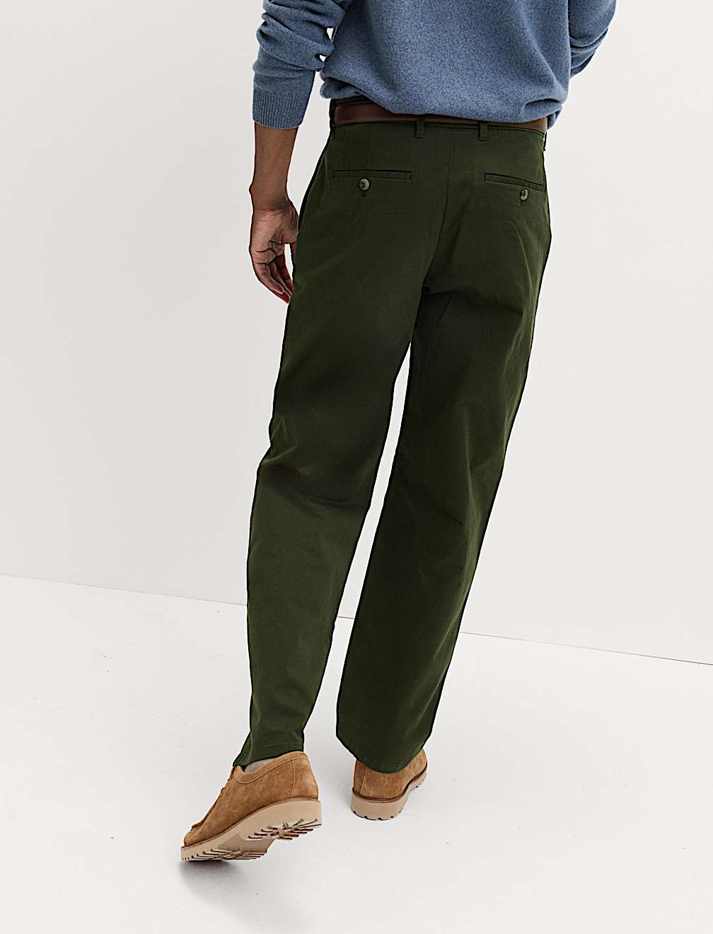 Loose Fit Stretch Chinos