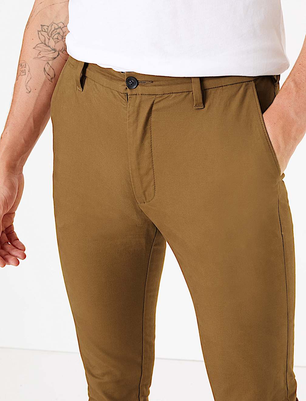 Skinny Fit Stretch Chinos
